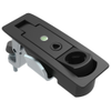 Compression Latch, Lever Latch, Key Choice, Locking without Lock Core, 1-8mm Panel, 17-39mm Grip, Sealed, Zinc Alloy, Powder Coat, Black - C2-A43-135-3 - Southco