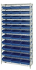 Quantum Small Parts Shelf Bin System - 53385 - U.S. Plastic Corporation