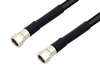 75 Ohm F Male to 75 Ohm F Male Cable 12 Inch Length Using 75 Ohm RG6-CATV Coax - PE36132-12 - Pasternack