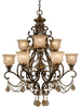 Large Chandeliers-Glass Shade - 267408 - Light Center (The)