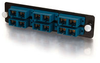 Q-Series 12-Strand, SC Duplex, Zirconia Insert, SM, Blue SC Adapter Panel -- AP3-QTR-D3S - Image