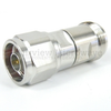 N Male (Plug) to 4.1/9.5 Mini DIN Female (Jack) Adapter, Tri-Metal Plated Brass Body, High Temp, 1.25 VSWR - SM8203 - Fairview Microwave Inc.