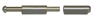 Hinges, Weld-On Bullet Hinges, Plain Steel with Steel Pin -- PSWM060RP - Image
