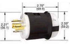 Conn, Power Entry, Plug, 3P4W, 20A 125/250V, L14-20P; Connector Type Hubbell Wiring Devices - 66F5600 - Newark, An Avnet Company