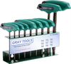 9 Pieces Torx® T-Handle S2 Hex Key Set - SCD3009 - Gray Tools Canada Inc.