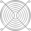 120mm Wire Form Fan Guard, Bright Nickel Chrome Finish - 8124 - Qualtek Electronics Corp.
