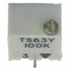 TRIMMER 100K OHM 0.25W SMD -- 875-TS63Y104KR10 - Image