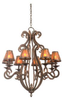3161AC/S205 Mid. Chandeliers-Glass Up - 424195 - Capital Lighting, Inc.