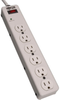 Protect It! 6-Outlet Surge Protector, 6-ft. cord, 900 Joules, Diagnostic LED -- TLM606