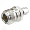 SMA Male (Plug) to N Female (Jack) Adapter, Passivated Stainless Steel Body, 1.25 VSWR - SM4265 - Fairview Microwave Inc.