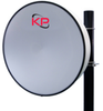 0.9M | 3 Ft High Performance Parabolic Antenna, Dual Polarized, 10.7-11.7 GHz, Mimosa® B11 -- KP-11PDMM-3 - Image