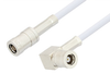 SMB Plug to SMB Plug Right Angle Cable 60 Inch Length Using RG188 Coax, RoHS - PE3592LF-60 - Pasternack