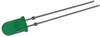 Led, Green, T-1 3/4 (5Mm), 10Mcd, 575Nm; Led Color Vishay - 33C1289 - Newark, An Avnet Company