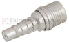 Snap-On QMA Male (Plug) to QMA Female (Jack) Snap-On Adapter, Tri-Metal Plated Brass Body, 1.12 VSWR -- FMAD1051 - Image