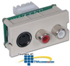 Hubbell Infin-e-Station Module - S-Video with Left / Right.. - IMSR1101AL - TelephoneStuff.com