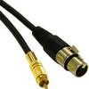 1.5ft Pro-Audio XLR Female to RCA Male Cable -- 2215-40051-001 - Image
