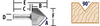 Straight & Groove Forming Bits, 90&ordm; Vee Grooving - 2 Flute - 733239-2A - Makita USA, Inc.