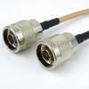 N Male (Plug) to N Male (Plug) Cable RG-142 Coax Up To 6 GHz, 1.35 VSWR in 36 Inch - FMC0101142-36 - Fairview Microwave Inc.