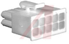 Connector, Soft Shell; 10; 600 VAC; Plug; Double-Row; Nylon; Plug; White - 70087538 - Allied Electronics, Inc.