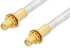 SMA Female Bulkhead to SMA Female Bulkhead Cable 60 Inch Length Using PE-SR401FL Coax - PE3794-60 - Pasternack