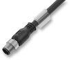Lead, M12 Plug-Free, Shielded, 5M; Connector To Connector Weidmuller - 46T8736 - Newark, An Avnet Company