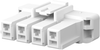 Plug Housing, 4Pos, Pa 6.6 Gf, Natural; Product Range Amp Te Connectivity - 17R3093 - Newark, An Avnet Company