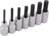7 Pieces Standard Length Metric Hex Head Socket Set - 29607 - Gray Tools Canada Inc.