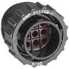 Connector, CPC; 9; Plug; Wire; 17; All Plastic; 15/16 in. - 20 UNEF-2A; Black - 70087404 - Allied Electronics, Inc.
