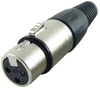 Xlr Connector, Rcpt, 3Pos, Cable; No. Of Contacts Multicomp Pro - 18AC0112 - Newark, An Avnet Company