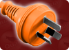 AS/NZS 4417 AUSTRALIA ORANGE to IEC-60320-C13 ORANGE HOME // Power Cords // International Power Cords // Australia Power Cords -- 8629.096 - Image