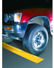 6ft Deluxe Recycled Plastic Speed Bump with Steel Spike Hardware, Yellow - SB6D-SY - SB6D-SY - Checkers