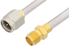 SMA Male to SMA Female Cable 18 Inch Length Using PE-SR402AL Coax - PE34235-18 - Pasternack
