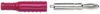 Banana Plug, 15A, Crimp/solder, Red; Gender Pomona - 94F1521 - Newark, An Avnet Company