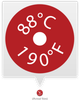 HOT SPOT 190F/88C TEMPERATURE RECORDER - HS190 - Telatemp Corporation