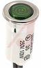 Indicator,Pnl-Mnt;Light;Green;Neon;1/2 in.;250 V;Nickel;1/3 W;Brass;20 AWG - 70214004 - Allied Electronics, Inc.