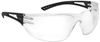 Bolle Safety Slam 253-SL-400 Universal Polycarbonate Standard Safety Glasses Clear Lens - Matte Black Frame - Wrap Around Frame - 054917-85067 - 054917-85067 - R. S. Hughes Company, Inc.