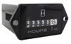 Honeywell Standard ac Hour Meter, rectangle opening, two-screw flange, 0.25 in bent blade termination, 100K hours, 22 Vac to 26 Vac operating voltage, 24 V, 60 Hz, faceplate: black with white letterin - 28060 - Honeywell Sensing & IoT