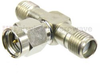SMA T Adapter Female (Jack)-Male (Plug)-Female (Jack) - SM4946 - Fairview Microwave Inc.