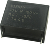 Capacitor Polyester Film Film 10Uf, 20%, 100V,; Dielectric Type Vishay - 24M4896 - Newark, An Avnet Company