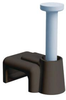 Cable Clamp, Nail-In, Polyethylene/black; Cable Clamp / Clip Type Essentra Components - 66AJ5220 - Newark, An Avnet Company