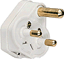 K 15, 5 & 2 AMP ROUND REWIREABLE PLUGS - BS546 - PowerConnections