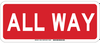Traffic Control Sign - 124621 - Brady Corporation