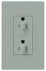 Duplex/Single Receptacle - SCR-15-DDTR-BG - Lutron Electronics Co., Inc.