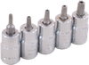 5 Pieces Tamper Resistant Torx® Head Socket Set - 25705 - Gray Tools Canada Inc.