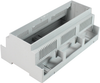 Din Rail Enclosure, Pc, Grey; Enclosure Type Camdenboss - 76R0240 - Newark, An Avnet Company