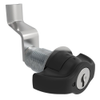 VISE ACTION® Compression Latch, Large Size, Wing, Zinc Alloy, Powder Coated, Black, 53 mm  Grip - E3-1251-195 - Southco