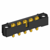 5 Pos. Male SIL Vertical Throughboard Conn. Jackscrews - M80-5000000M1-05-331-00-000 - Harwin Plc