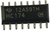 D-Type Flip Flop, Hex, Soic-16; Logic Family / Base Number Texas Instruments - 08F6466 - Newark, An Avnet Company
