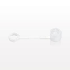 Male Luer Cap, Non-Vented w/Strap, Natural -- 11769 - Image