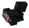 HDMI Male To DVI Female Swivel Adapter With Gold Contacts -- HDMIM-DVIF-GSA